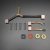Щетка электродвигателя BRUSH/SPRING KIT (Quicksilver)