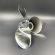 Гребной винт без втулки 40-55 л.с. (3x10-1/8x15) Apollo Stainless Steel (Michigan)