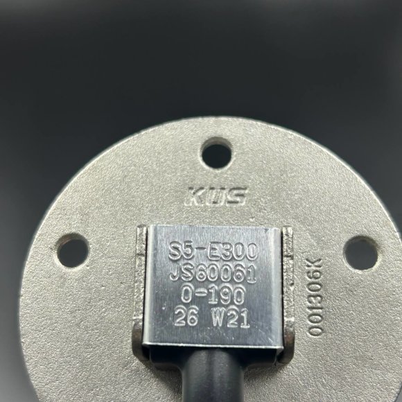 Датчик уровня топлива 300 мм, 0–190 Ом, нерж. сталь, крепление SAE (5 отверстий) (Sunfine)