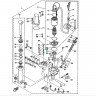 Кольцо уплотнительное моторчика гидроподъемника Yamaha 60-90 F200-300 (6H1-43869-10)