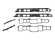 Комплект прокладок впускного коллектора Mercruiser 7.4 (Quicksilver)