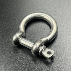 Скоба носовая, нержавеющая сталь 316, 6мм (Sunfine) Скоба носовая, нержавеющая сталь 316, 6мм (Sunfine)