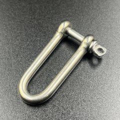 Скоба D-образная удлинённая, нержавеющая сталь 316, (4 мм) (Sunfine) Скоба D-образная удлинённая, нержавеющая сталь 316, (4 мм) (Sunfine)