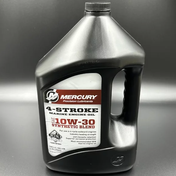 Масло моторное 4-х такт. 10W30 SYNTHETIC BLEND, MERCURY, 3,78 л (1 галл.)
