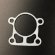 Прокладка под основание помпы охлаждения Yamaha 25-70 (663-44316-00) (Osaka)