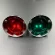 Огни ходовые LED (красный, зеленый) корпус нерж. (ALLSHINE)
