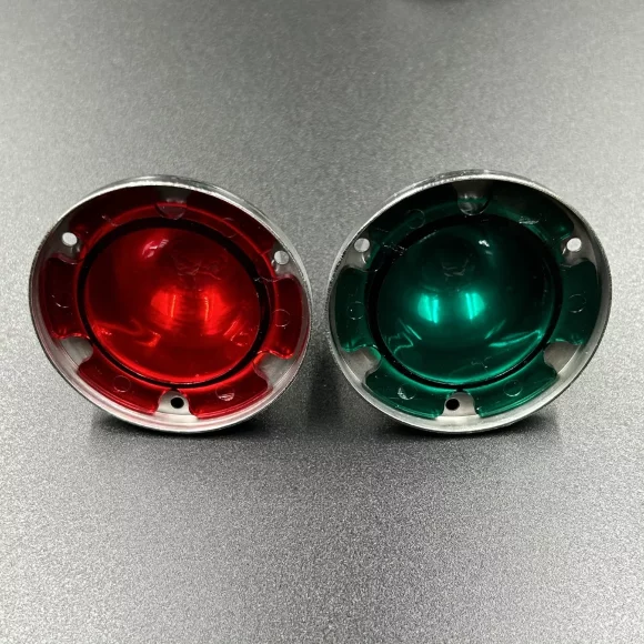 Огни ходовые LED (красный, зеленый) корпус нерж. (ALLSHINE)