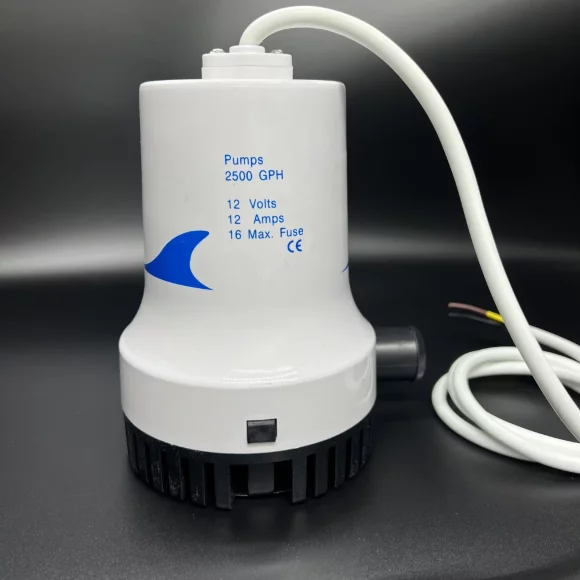 Помпа осушительная 2500GPH (12V) (9462.5 л/ч) (PREMARINE) Помпа осушительная 2500GPH (12V) (9462.5 л/ч) (PREMARINE)