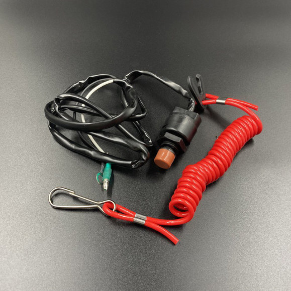 Кнопка аварийной остановки двигателя с чекой Yamaha 9.9-250, F4-350 (PREMARINE)