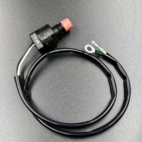 Кнопка аварийной остановки двигателя с чекой Yamaha 9.9-250, F4-350 (Yamaha)