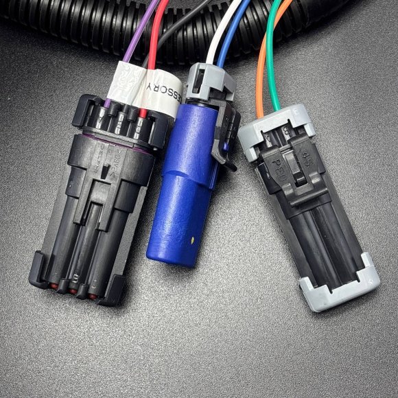 Кабель электр. с замком зажигания, 15 фт (HARNESS/KEY SWTCH 15ft 14 Pin) (Quicksilver)